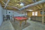 Happy Cabin: Lower-Level Pool Table